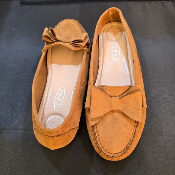 HAHA BOWNOT SLIP-ON STYLE WOMEN'S FLAT SHOE G1 - Picture 5 of 15